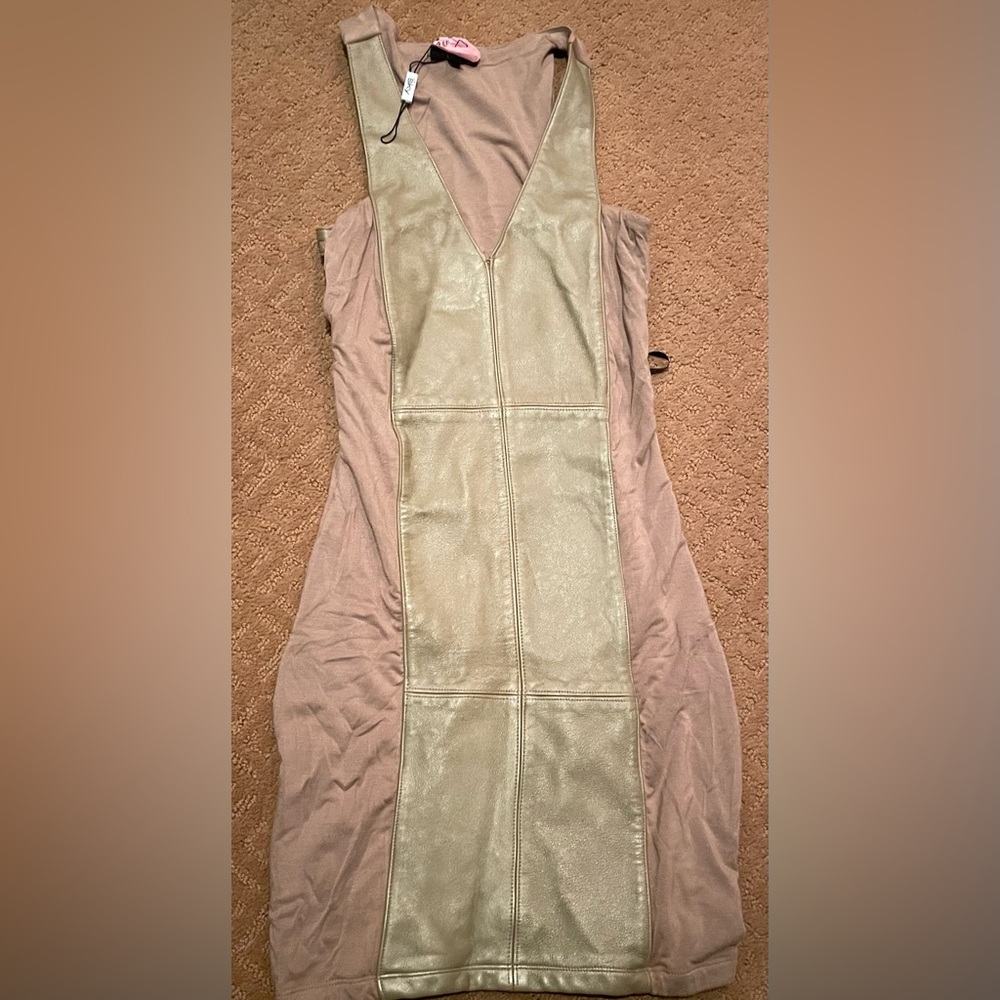 SKY dress leather